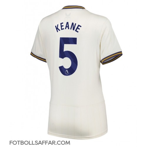 Everton Michael Keane #5 Tredjeställ Dam 2024-25 Kortärmad